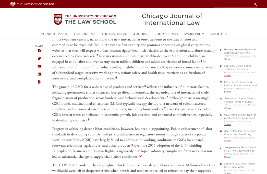 Article screenshot showcasing sidebar citations